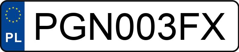 Numer rejestracyjny PGN 003FX posiada BMW 520 D - PGN003FX Numer rejestracyjny PGN 003FX posiada BMW 520 D - PGN003FX