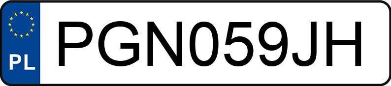 Numer rejestracyjny PGN 059JH posiada BMW 530 D - PGN059JH