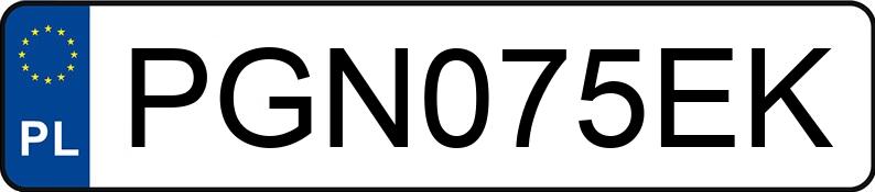 Numer rejestracyjny PGN 075EK posiada VOLKSWAGEN Sharan GP 1.9 TDI MR`03 E3 - PGN075EK Numer rejestracyjny PGN 075EK posiada VOLKSWAGEN Sharan GP 1.9 TDI MR`03 E3 - PGN075EK