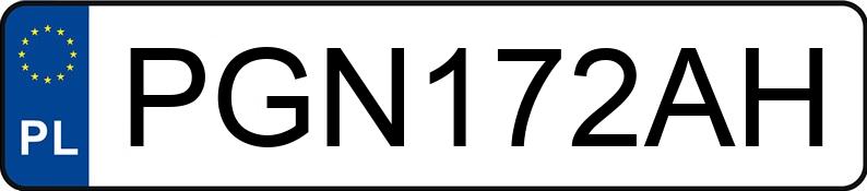 Numer rejestracyjny PGN 172AH posiada VOLKSWAGEN Golf IV 1.9 TDI MR`97 Trendline - PGN172AH