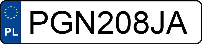 Numer rejestracyjny PGN 208JA posiada BMW 118i MR`07 E4 E81/87 118i MR`07 E4 E81/87 - PGN208JA