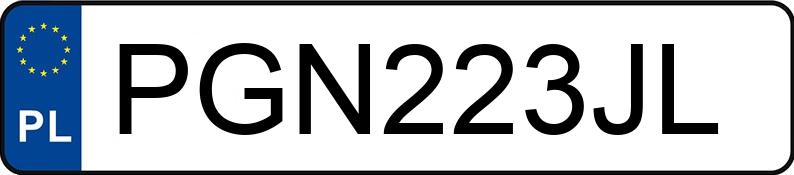 Numer rejestracyjny PGN 223JL posiada FORD Focus 1.6 MR`05 E4 Sport - PGN223JL