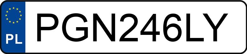 Numer rejestracyjny PGN 246LY posiada OPEL CORSA - PGN246LY