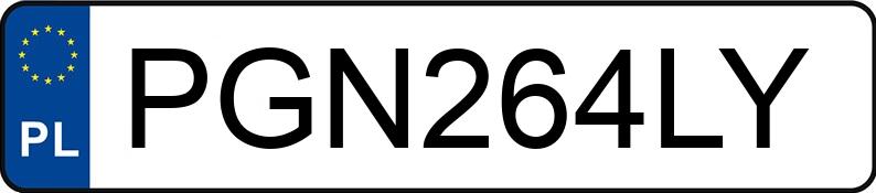 Numer rejestracyjny PGN 264LY posiada AUDI A4 AVANT - PGN264LY