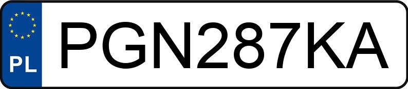 Numer rejestracyjny PGN 287KA posiada BMW 530 D - PGN287KA Numer rejestracyjny PGN 287KA posiada BMW 530 D - PGN287KA
