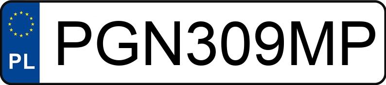 Numer rejestracyjny PGN 309MP posiada PEUGEOT 208 - PGN309MP