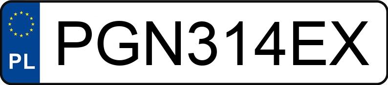 Numer rejestracyjny PGN 314EX posiada FIAT Punto 1.4 MR`12 E6 Easy - PGN314EX