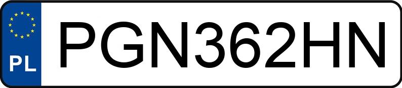 Numer rejestracyjny PGN 362HN posiada AUDI A6 - PGN362HN