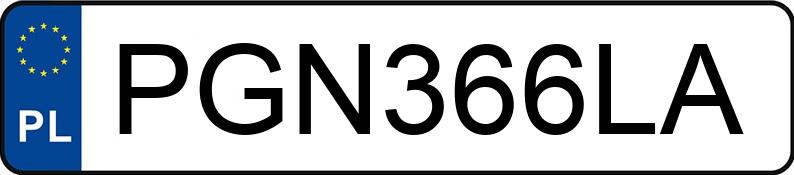 Numer rejestracyjny PGN 366LA posiada FORD TRANSIT - PGN366LA