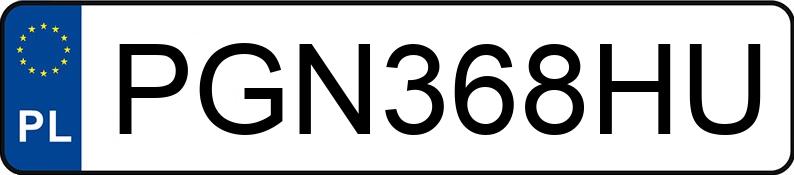 Numer rejestracyjny PGN 368HU posiada OPEL ZAFIRA - PGN368HU Numer rejestracyjny PGN 368HU posiada OPEL ZAFIRA - PGN368HU
