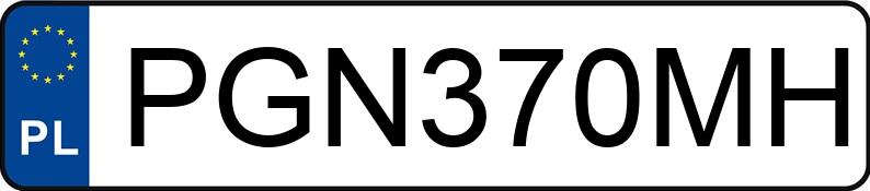 Pojazd o numerach PGN370MH uczestniczył w wypadku