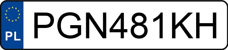 Numer rejestracyjny PGN 481KH posiada AUDI A3 1.6 MR`09 E4 8P Ambition - PGN481KH