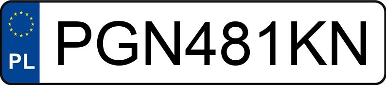 Numer rejestracyjny PGN 481KN posiada OPEL CORSA-C - PGN481KN