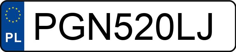 Numer rejestracyjny PGN 520LJ posiada SEAT CORDOBA 1.4 - PGN520LJ Numer rejestracyjny PGN 520LJ posiada SEAT CORDOBA 1.4 - PGN520LJ