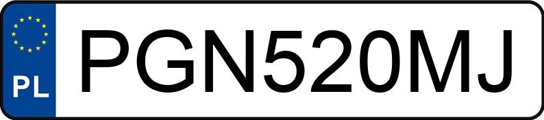 Numer rejestracyjny PGN 520MJ posiada FORD C-Max Grand 1.6 TDCi MR`11 E5 Trend - PGN520MJ