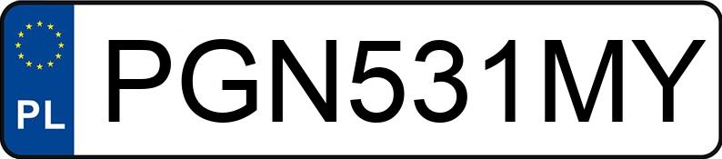 Numer rejestracyjny PGN 531MY posiada BMW 420I - PGN531MY