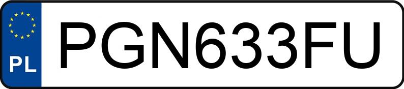 Numer rejestracyjny PGN 633FU posiada MAZDA CX-5 - PGN633FU