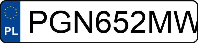 Numer rejestracyjny PGN 652MW posiada CITROEN C5 AIRCROSS - PGN652MW