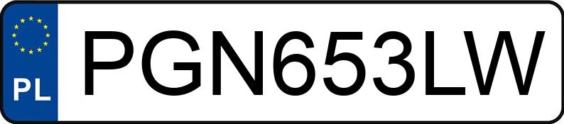 Numer rejestracyjny PGN 653LW posiada BMW 320D - PGN653LW