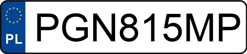 Numer rejestracyjny PGN 815MP posiada KIA SPORTAGE - PGN815MP