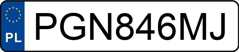 Numer rejestracyjny PGN 846MJ posiada VOLKSWAGEN GOLF - PGN846MJ Numer rejestracyjny PGN 846MJ posiada VOLKSWAGEN GOLF - PGN846MJ