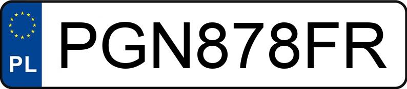 Numer rejestracyjny PGN 878FR posiada BMW 730D - PGN878FR Numer rejestracyjny PGN 878FR posiada BMW 730D - PGN878FR