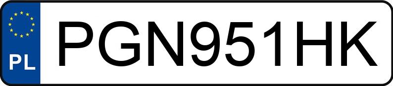 Numer rejestracyjny PGN 951HK posiada FORD GALAXY 1.9 TDI - PGN951HK