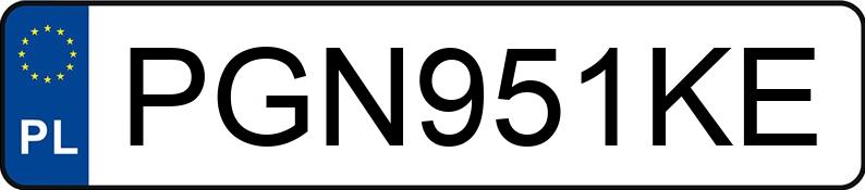 Numer rejestracyjny PGN 951KE posiada BMW 530D XDRIVE - PGN951KE