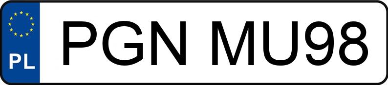 Numer rejestracyjny PGN MU98 posiada OPEL ASTRA 1.6 - PGNMU98