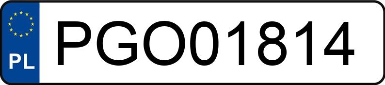 Numer rejestracyjny PGO 01814 posiada PEUGEOT 307 - PGO01814 Numer rejestracyjny PGO 01814 posiada PEUGEOT 307 - PGO01814