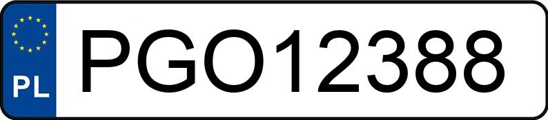 Numer rejestracyjny PGO 12388 posiada AUDI A4 2.0 TDI - PGO12388 Numer rejestracyjny PGO 12388 posiada AUDI A4 2.0 TDI - PGO12388