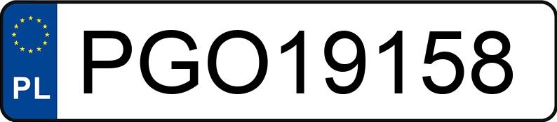 Numer rejestracyjny PGO 19158 posiada AUDI A4 - PGO19158