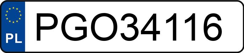 Numer rejestracyjny PGO 34116 posiada CITROEN XSARA - PGO34116 Numer rejestracyjny PGO 34116 posiada CITROEN XSARA - PGO34116