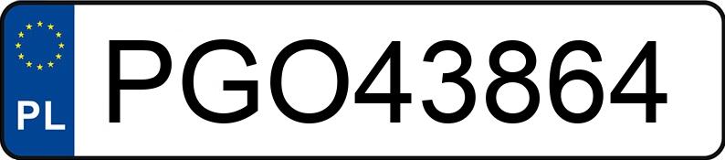 Numer rejestracyjny PGO 43864 posiada NISSAN QASHQAI - PGO43864 Numer rejestracyjny PGO 43864 posiada NISSAN QASHQAI - PGO43864