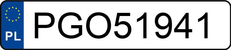 Numer rejestracyjny PGO 51941 posiada SKODA YETI - PGO51941 Numer rejestracyjny PGO 51941 posiada SKODA YETI - PGO51941