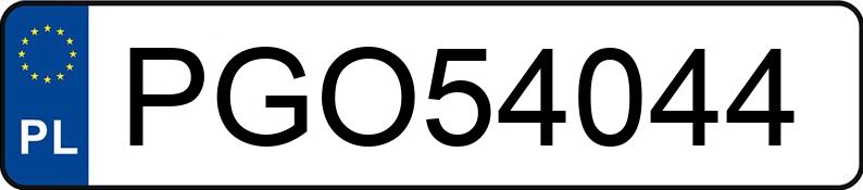 Numer rejestracyjny PGO 54044 posiada BMW Z4 2.0I - PGO54044 Numer rejestracyjny PGO 54044 posiada BMW Z4 2.0I - PGO54044