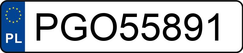 Numer rejestracyjny PGO 55891 posiada ALFA ROMEO 159 - PGO55891