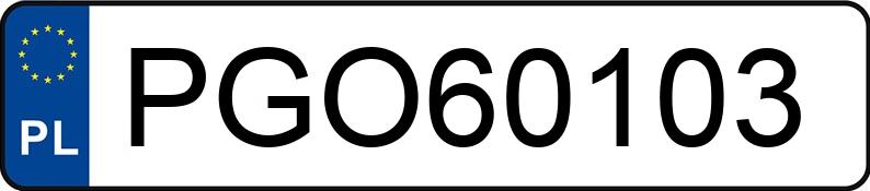 Numer rejestracyjny PGO 60103 posiada VOLKSWAGEN TOURAN - PGO60103 Numer rejestracyjny PGO 60103 posiada VOLKSWAGEN TOURAN - PGO60103