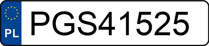 Numer rejestracyjny PGS 41525 posiada VOLKSWAGEN GOLF 1.9 TDI - PGS41525