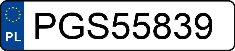 Numer rejestracyjny PGS 55839 posiada BMW 320 D - PGS55839