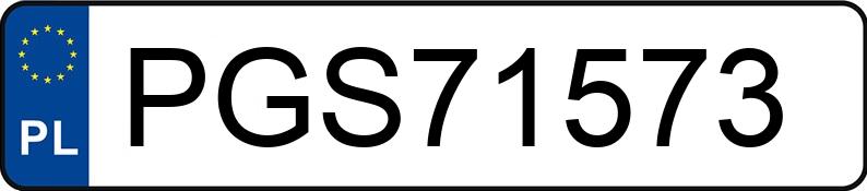 Numer rejestracyjny PGS 71573 posiada BMW 320D - PGS71573