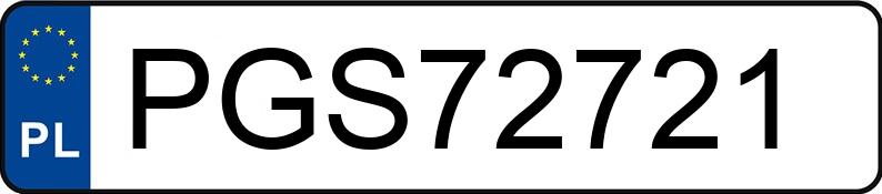 Numer rejestracyjny PGS 72721 posiada BMW 318 Diesel MR`16 E6 F30 318 Diesel MR`16 E6 F30 - PGS72721