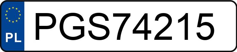 Numer rejestracyjny PGS 74215 posiada AUDI A3 35 TFSI MR`19 E6 8V A3 35 TFSI MR`19 E6 8V - PGS74215