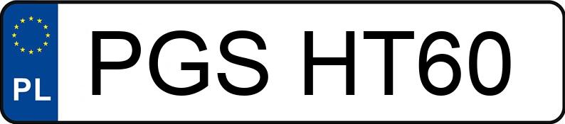 Numer rejestracyjny PGS HT60 posiada BMW 318I KAT - PGSHT60