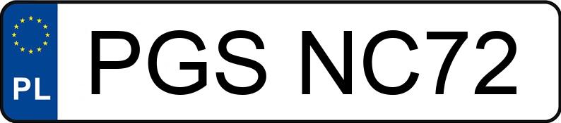 Numer rejestracyjny PGS NC72 posiada OPEL Omega B 2.0i Kat. MR`94 Omega B 2.0i Kat. MR`94 - PGSNC72