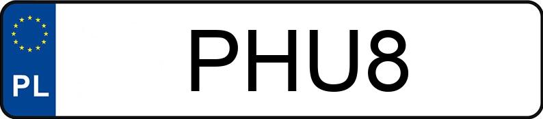El número de registro PHU 8 tiene MERCEDES-BENZ S 300 Kat. 140 SE - PHU8