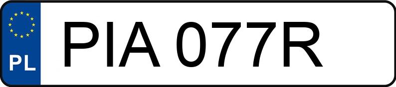 Numer rejestracyjny PIA 077R posiada JELCZ 080 10.6t 080 10.6t - PIA077R