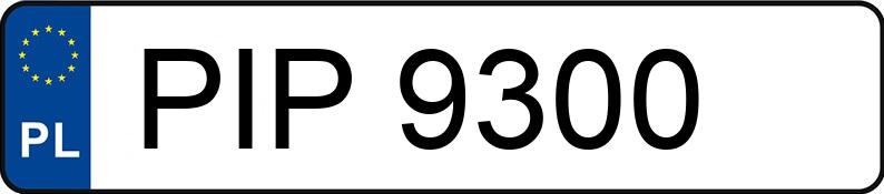 Numer rejestracyjny PIP 9300 posiada SOKOL 125 - PIP9300