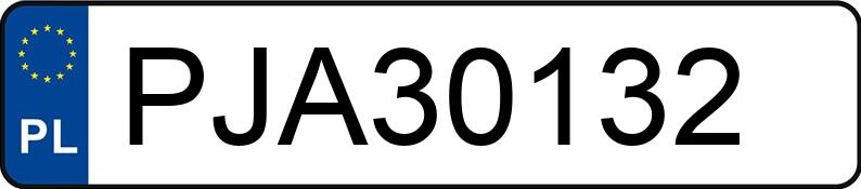Numer rejestracyjny PJA 30132 posiada AUDI A4 Avant 2.0 TDi DPF MR`05 E4 8E A4 Avant 2.0 TDi DPF MR`05 E4 8E - PJA30132