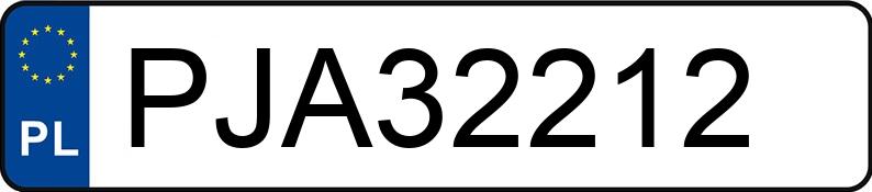 Numer rejestracyjny PJA 32212 posiada CITROEN JUMPY - PJA32212